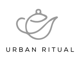 the mark consists of a modernized tea pot with the words "urban ritual" under it.