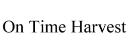 on time harvest