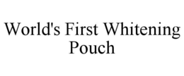 world's first whitening pouch