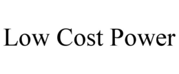 low cost power