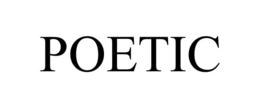 poetic
