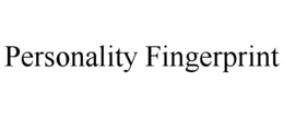 personality fingerprint