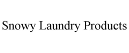 snowy laundry products