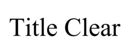 title clear