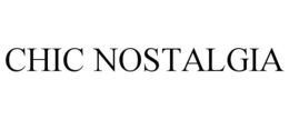 chic nostalgia