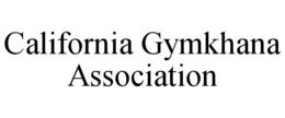 california gymkhana association