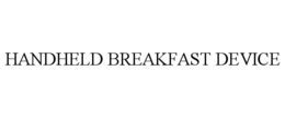 handheld breakfast device