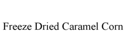 freeze dried caramel corn