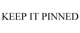 keep it pinned