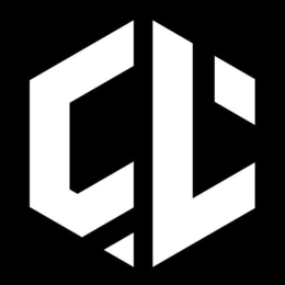 the mark consists of two hollowed-out trapezoids.
