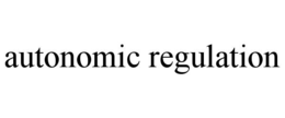 autonomic regulation