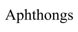 aphthongs