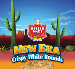 better made special since 1930 new era crispy white rounds