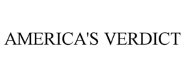 america's verdict