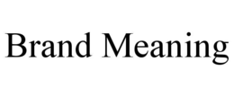 brand meaning
