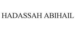 hadassah abihail