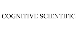 cognitive scientific