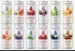 drops of life sparkling water