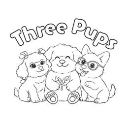 three pups