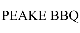 peake bbq