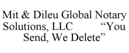 mit & dileu global notary solutions, llc          “you send, we delete”