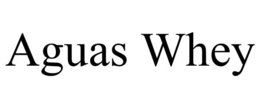 aguas whey