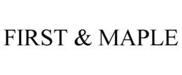 first & maple