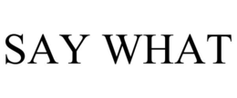 say what