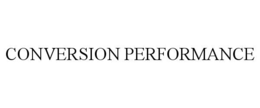 conversion performance