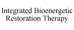 integrated bioenergetic restoration therapy