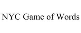 nyc game of words