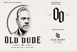 old dude premium golf apparel