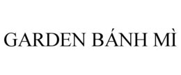 garden bÁnh mÌ
