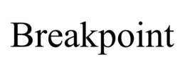 breakpoint