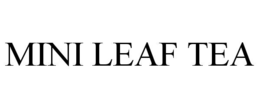 mini leaf tea