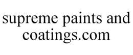 supreme paints and coatings.com