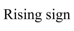 rising sign