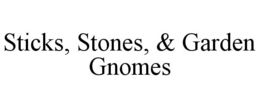 sticks, stones, & garden gnomes