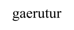 gaerutur