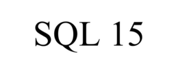 sql 15
