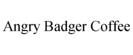 angry badger coffee