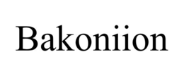 bakoniion