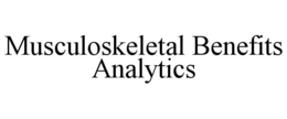 musculoskeletal benefits analytics