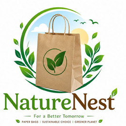 naturenest for a better tomorrow paper bags | sustainable choice | greener planet