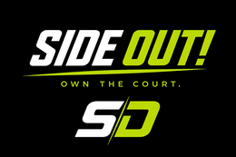 side out! own the court. sd