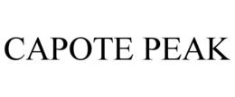 capote peak