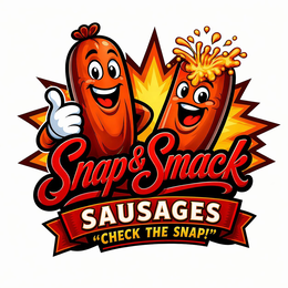 snap & smack sausages "check the snap!"