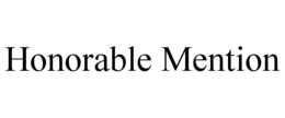 honorable mention