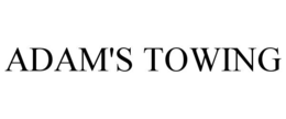 adam's towing