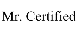 mr. certified